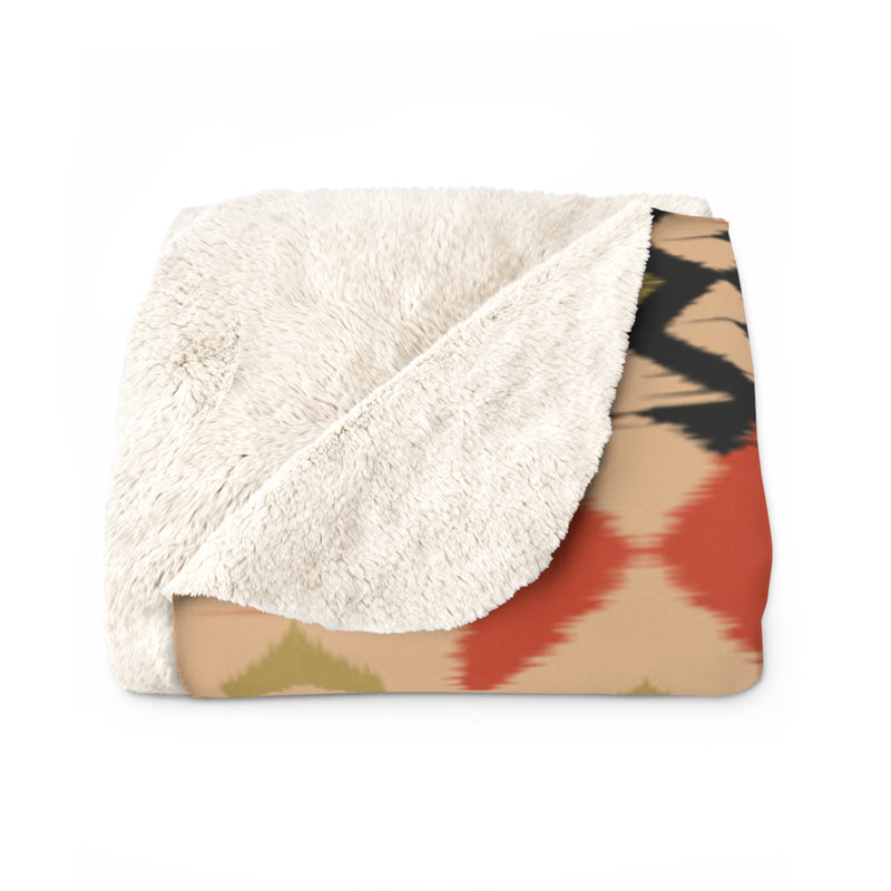 Southwest Folklore Sherpa Blanket