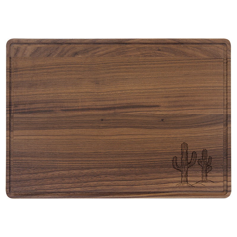 Walnut Double Cactus Cutting Board