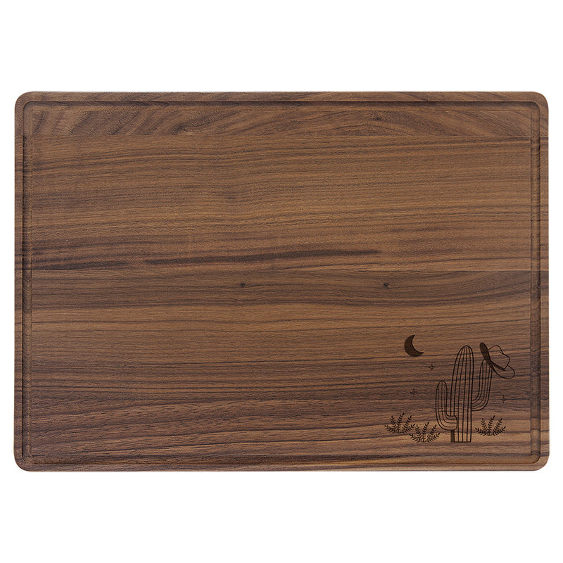 Walnut Cactus Cutting Board