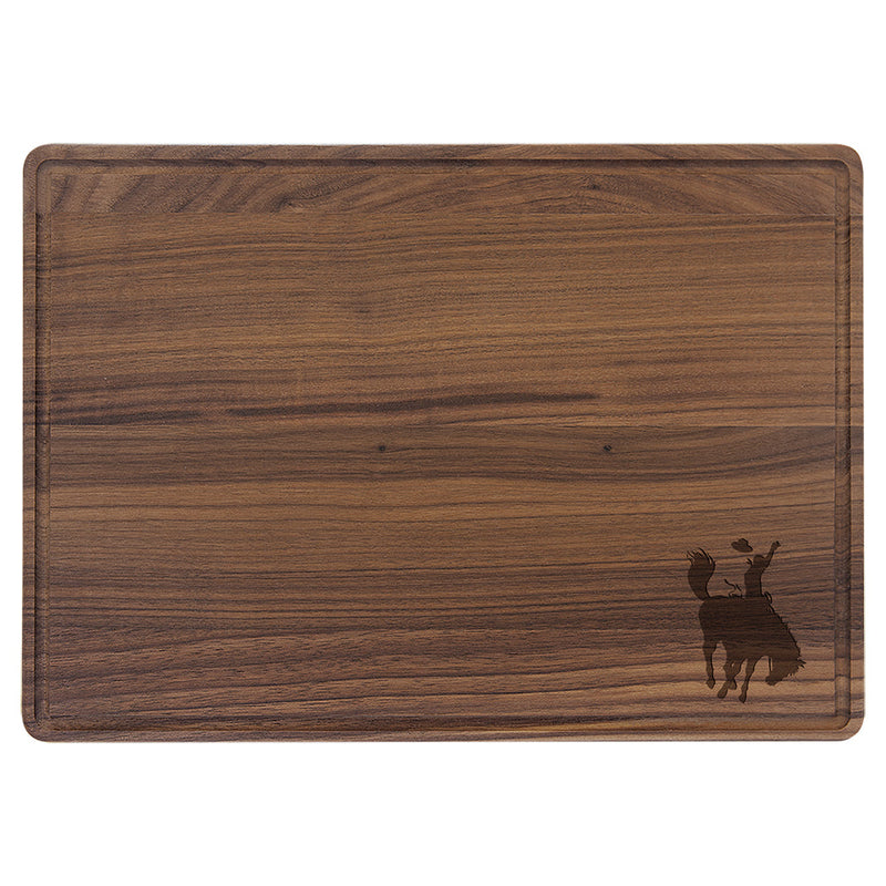 Walnut Bucking Bronco Cutting Board