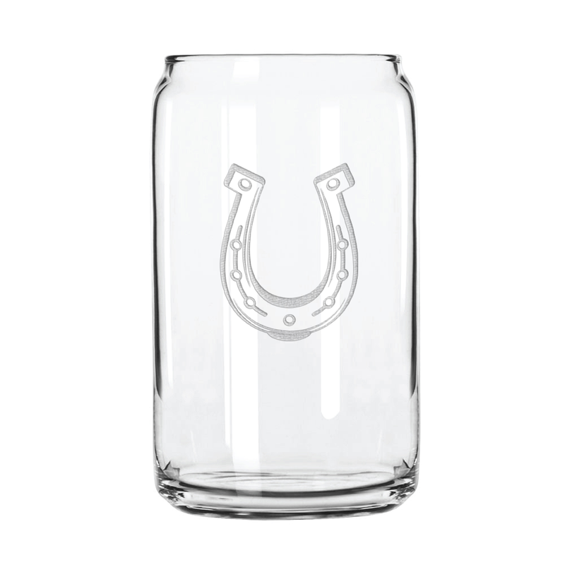 Horseshoe 16 oz. Can Glass Sets