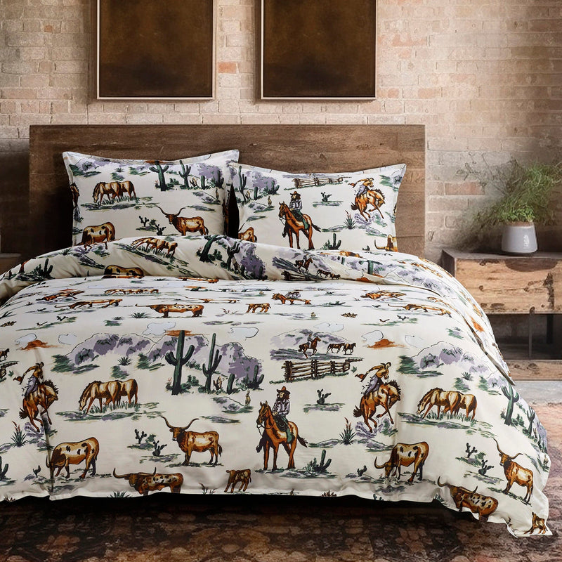 Western Life Reversible Bedding Set