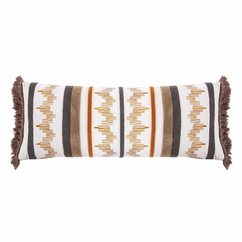 Orange Sunset Lumbar Pillow