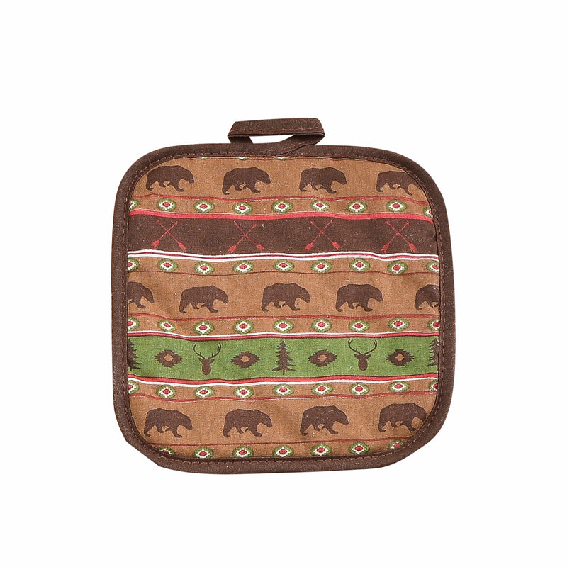 Southwest Aztec Bear Pot Holder