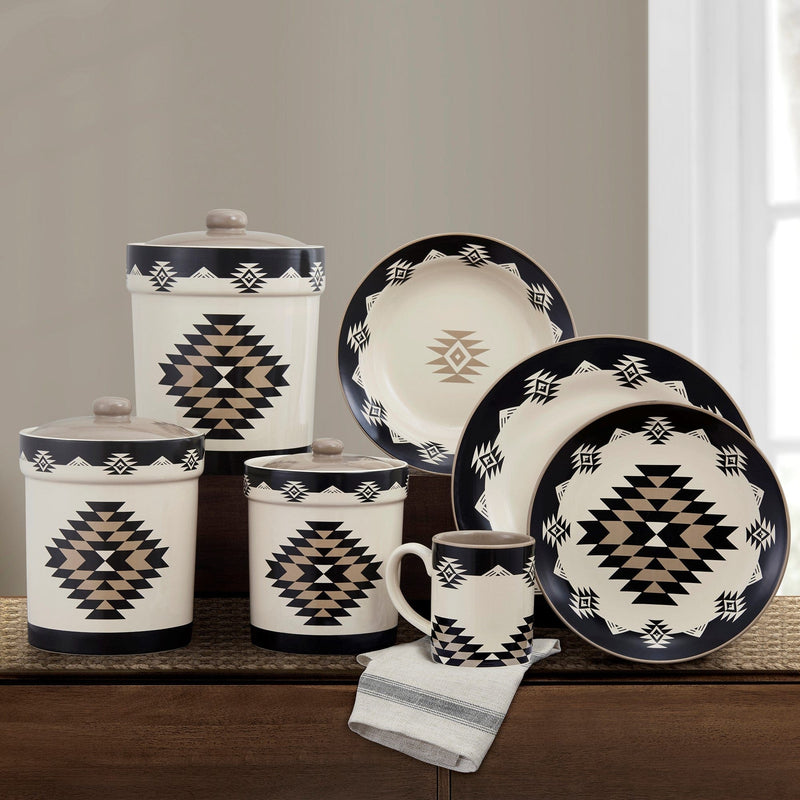 Ski Lodge 19PC Dinnerware and Canister Set