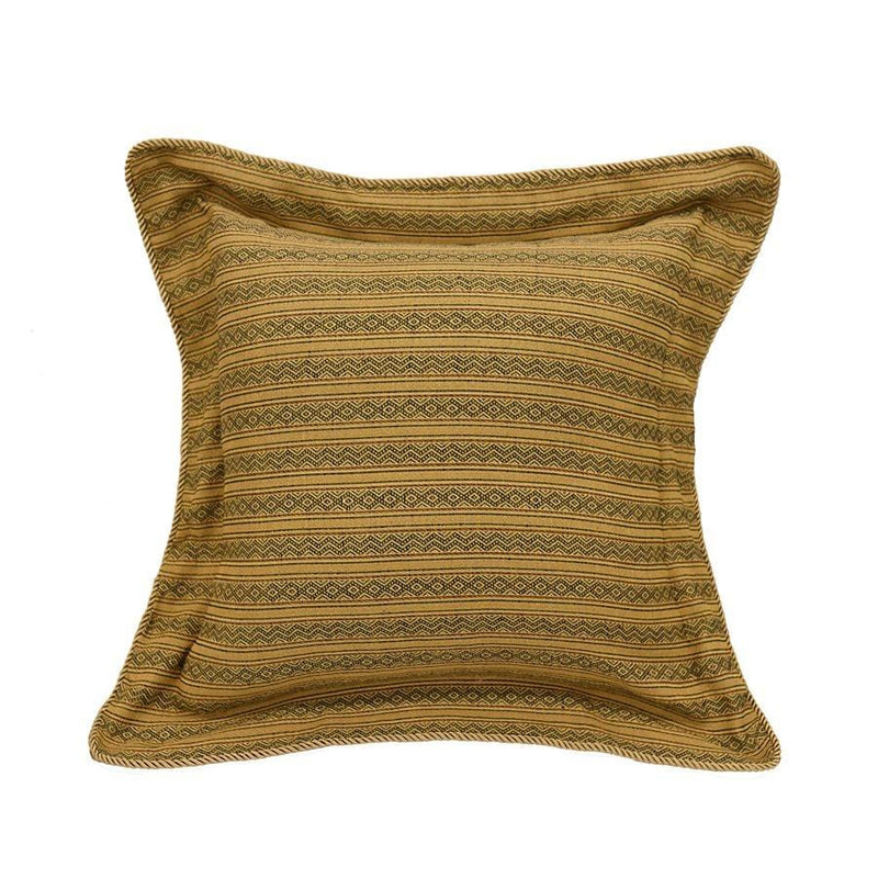 Golden Stripe Euro Sham Pair