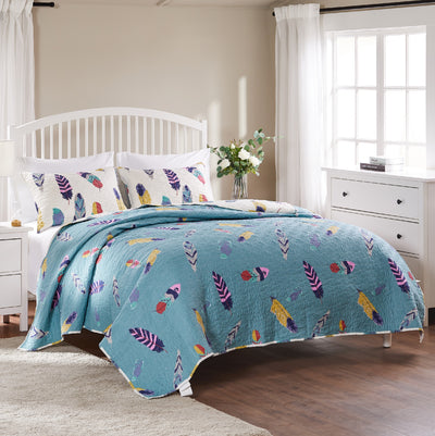 Teal Dreams Quilt Set