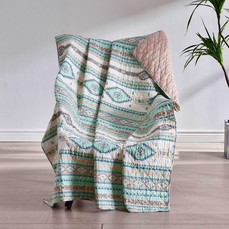 Turquoise Desert Throw