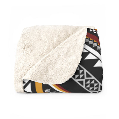 Tribal Aztec Sherpa Blanket