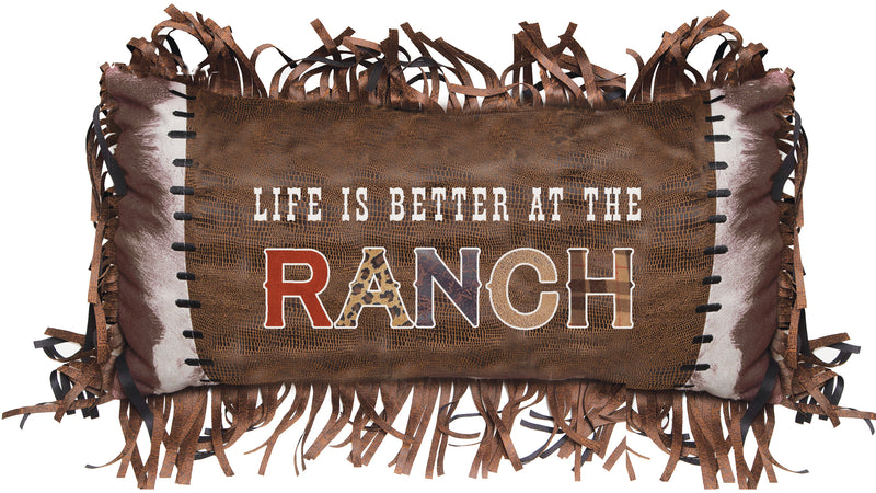 Better At The Ranch Pillow