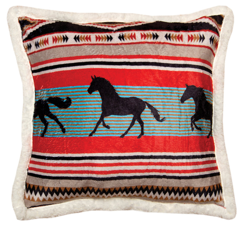 Wild Stallion Plush Pillow