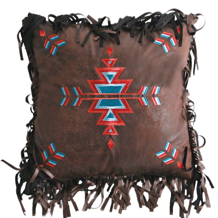 Santa Fe Diamonds Cross Pillow