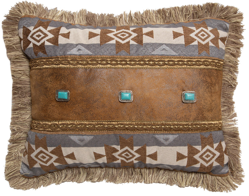 Desert Morning Concho Throw Pillow