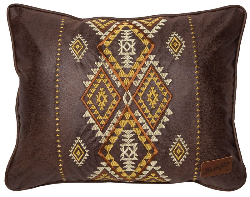 Gold Diamond River Pillow