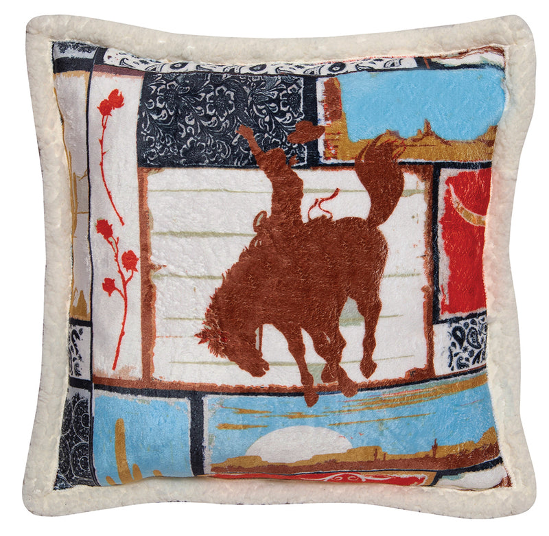 Silent Western Throw Pillow