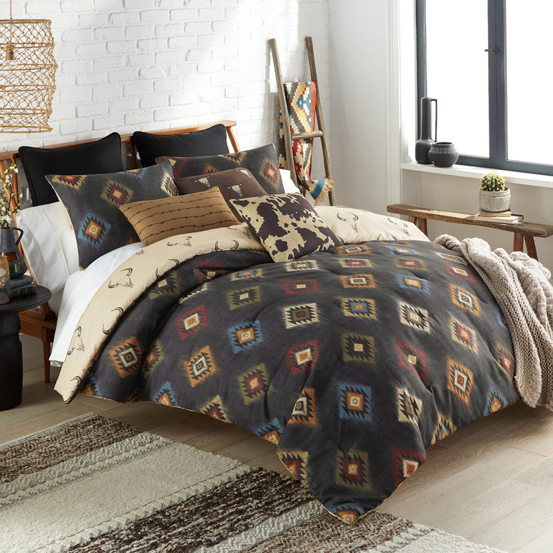 Black Canyon Reversible Comforter Set