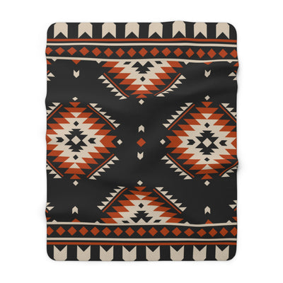 Southwestern Tribal Sherpa Blanket