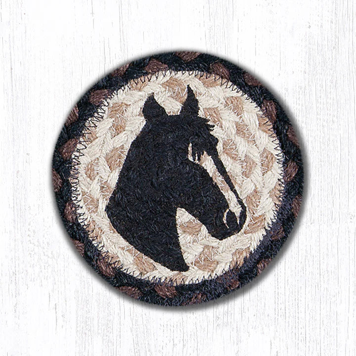 Horse Silhouette Printed Coaster