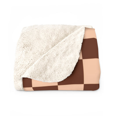 Frontier Checkerboard Sherpa Blanket