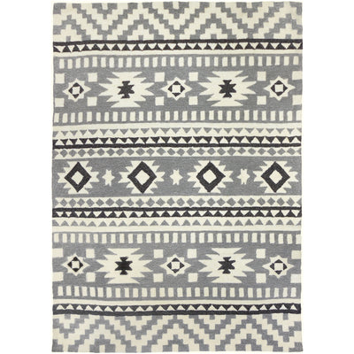 Grey Aztec Rug