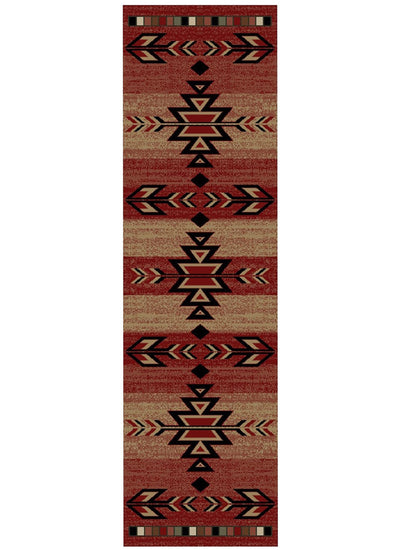 Pecos Red Area Rug