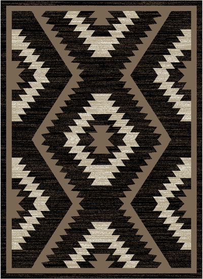 Southwestern Check Area Rug