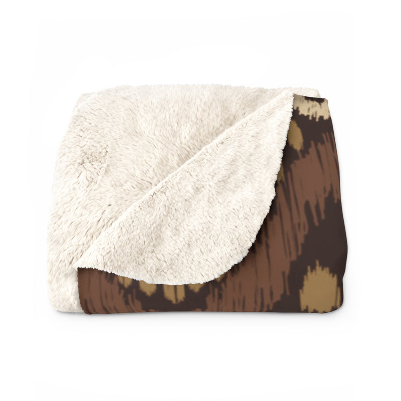 Brown Spirit Sherpa Blanket