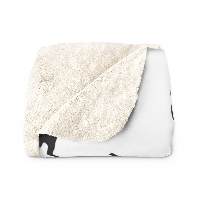 Colt Horse Sherpa Blanket