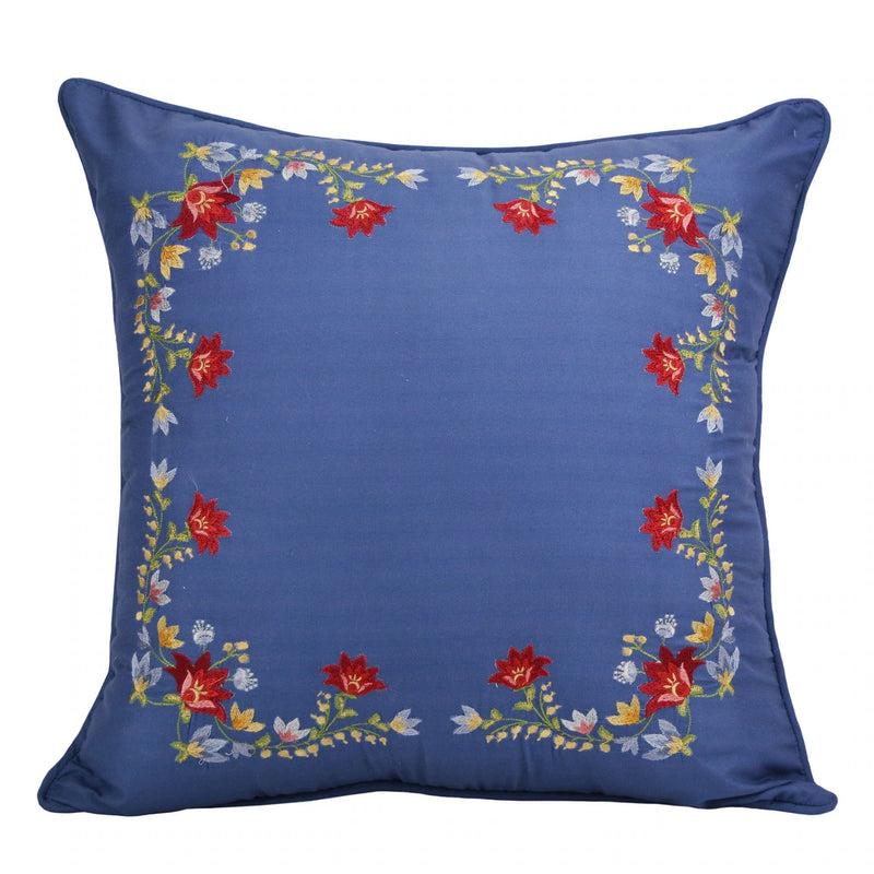 Around The World Geo Floral Pillow