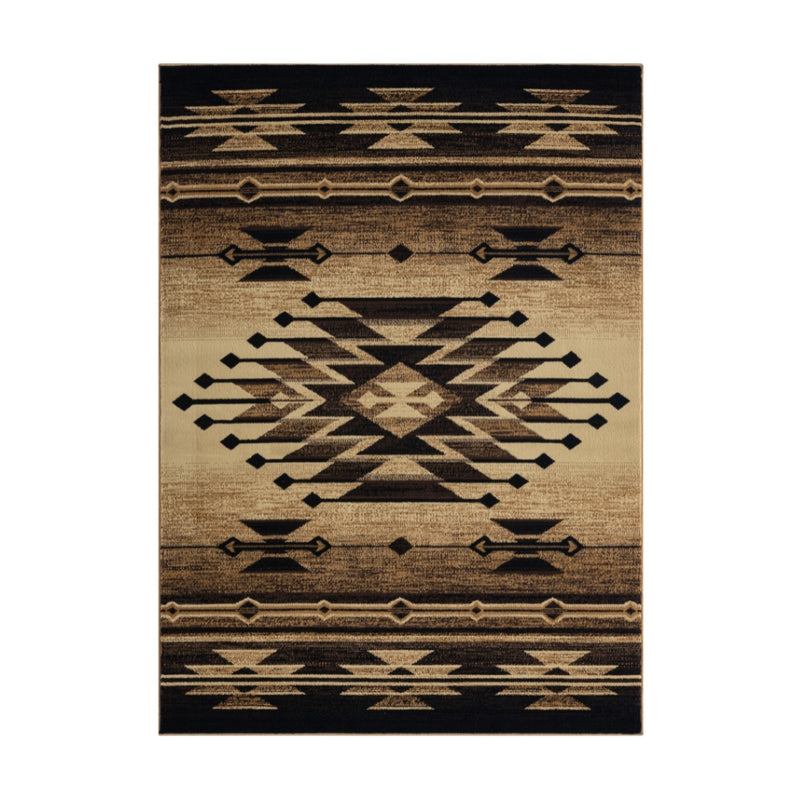 Black & Gold Valley Area Rug