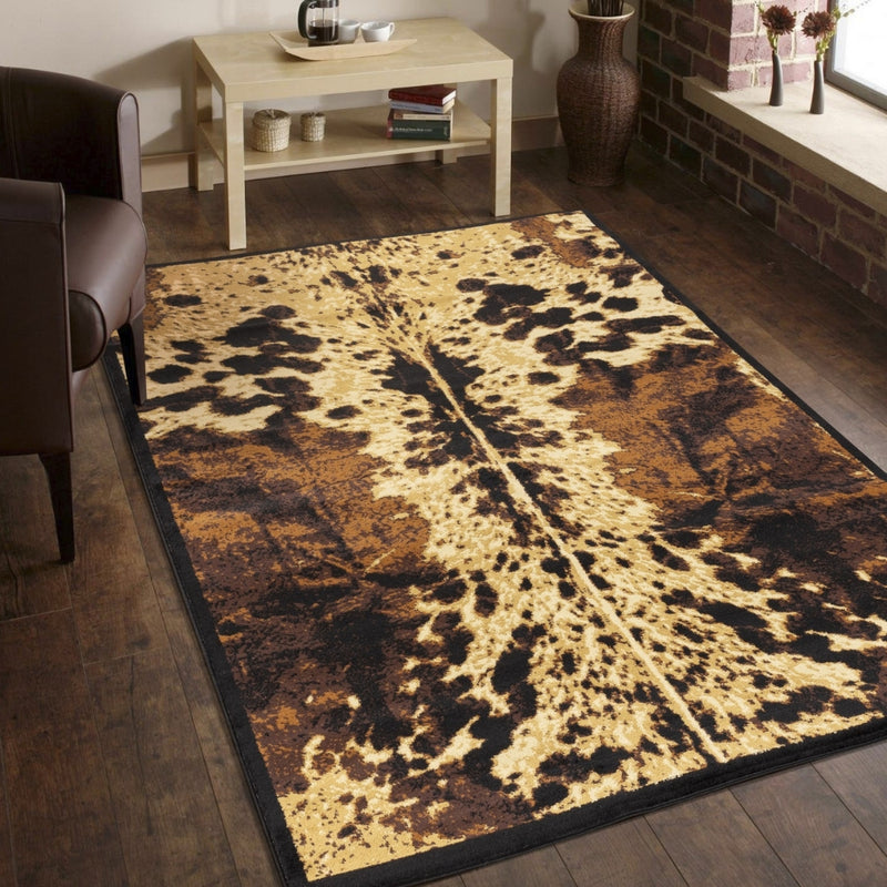 Cowhide Dance Area Rug