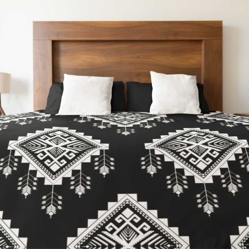 Rustic Ethnic Microfiber Duvet Cover