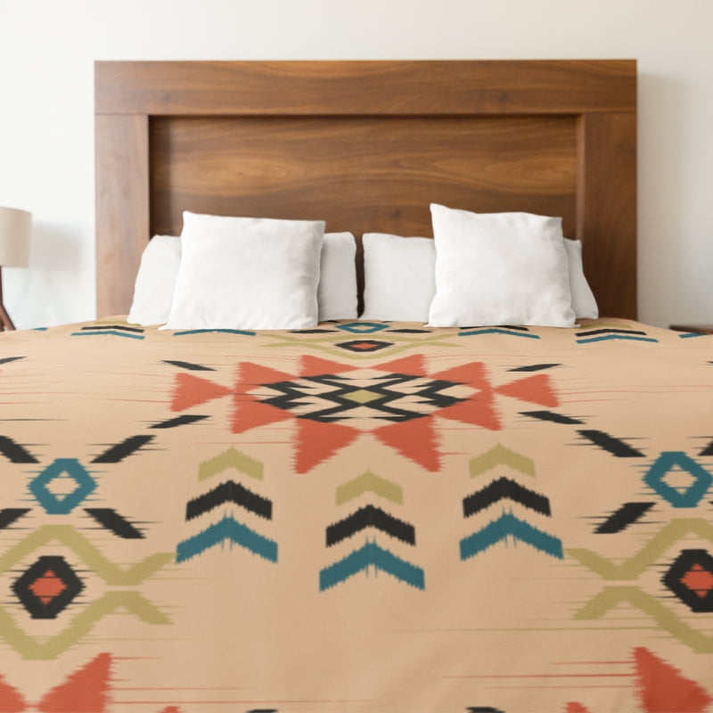 Southwestern Folklore Microfiber Duvet Cover