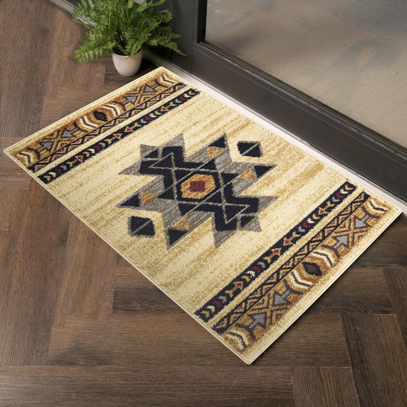 Tempe Cream Geo Area Rug