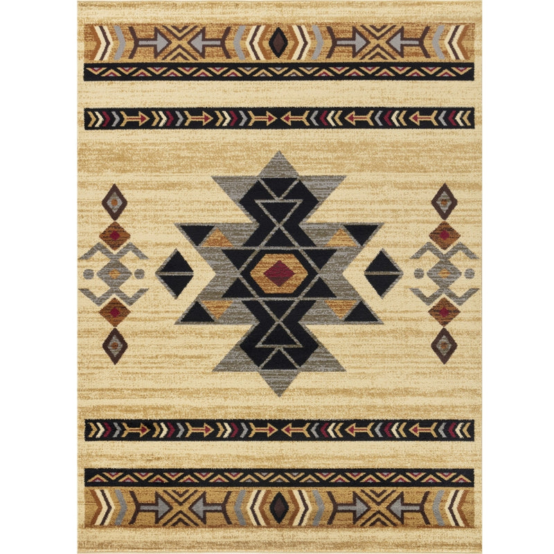 Tempe Cream Geo Area Rug