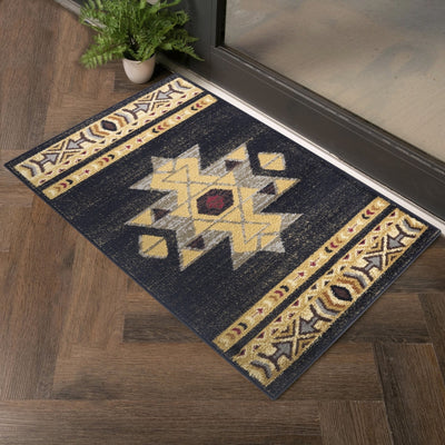 Tempe Dark Geo Area Rug