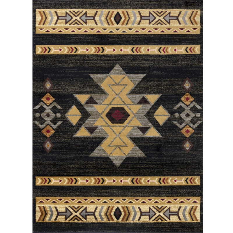 Tempe Dark Geo Area Rug