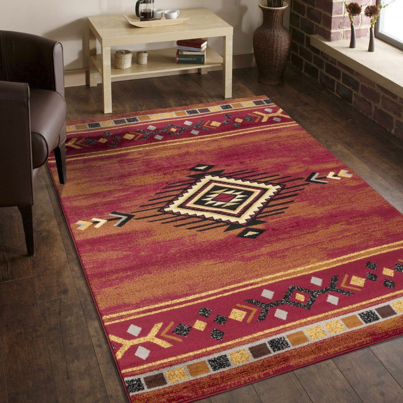 Tempe Red Area Rug