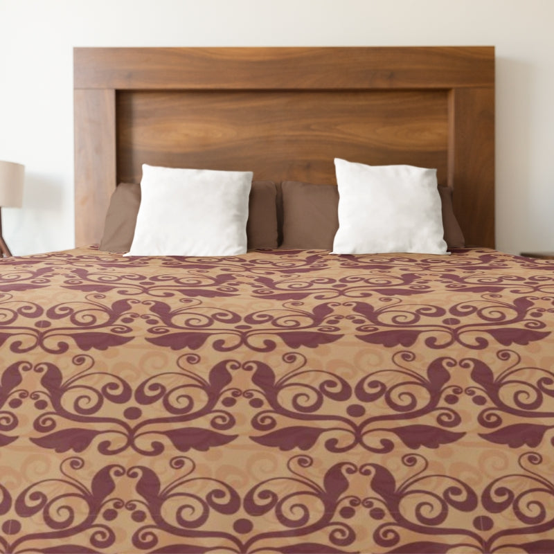 Vintage Western Rust Microfiber Duvet Cover