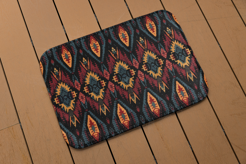 Tribal Harmony Bath Mat