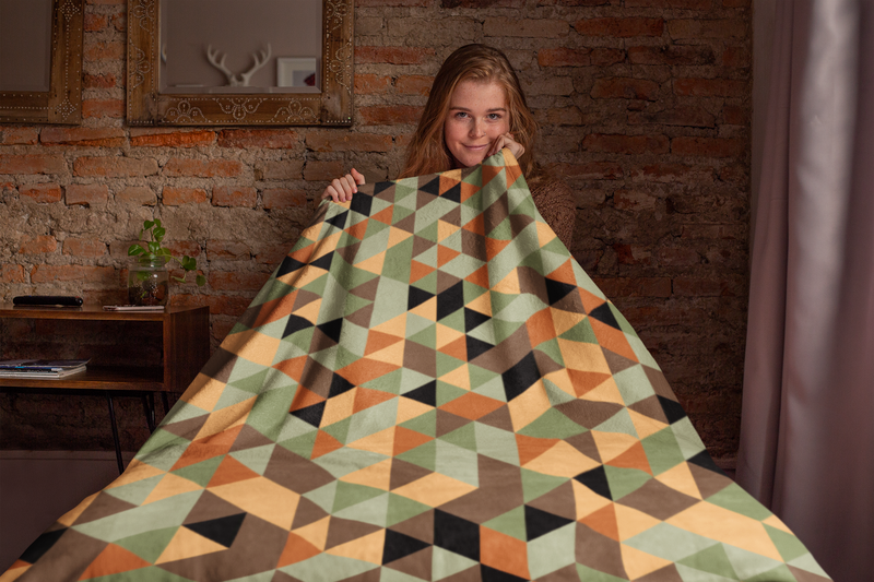 Frontier Geometric Sherpa Blanket