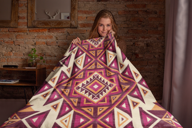 Sacred Spirit Sherpa Blanket