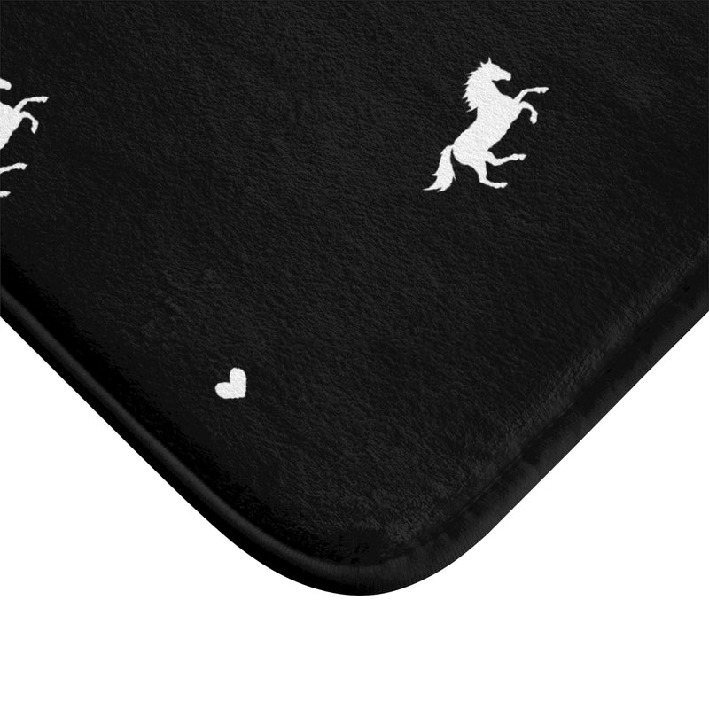 Black Colt Bath Mat