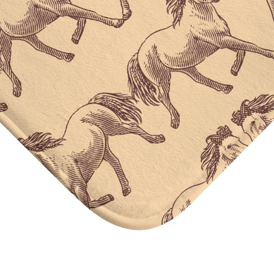 Western Horse Bath Mat