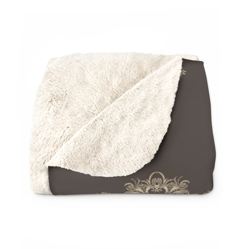 Western Elegance Sherpa Fleece Blanket