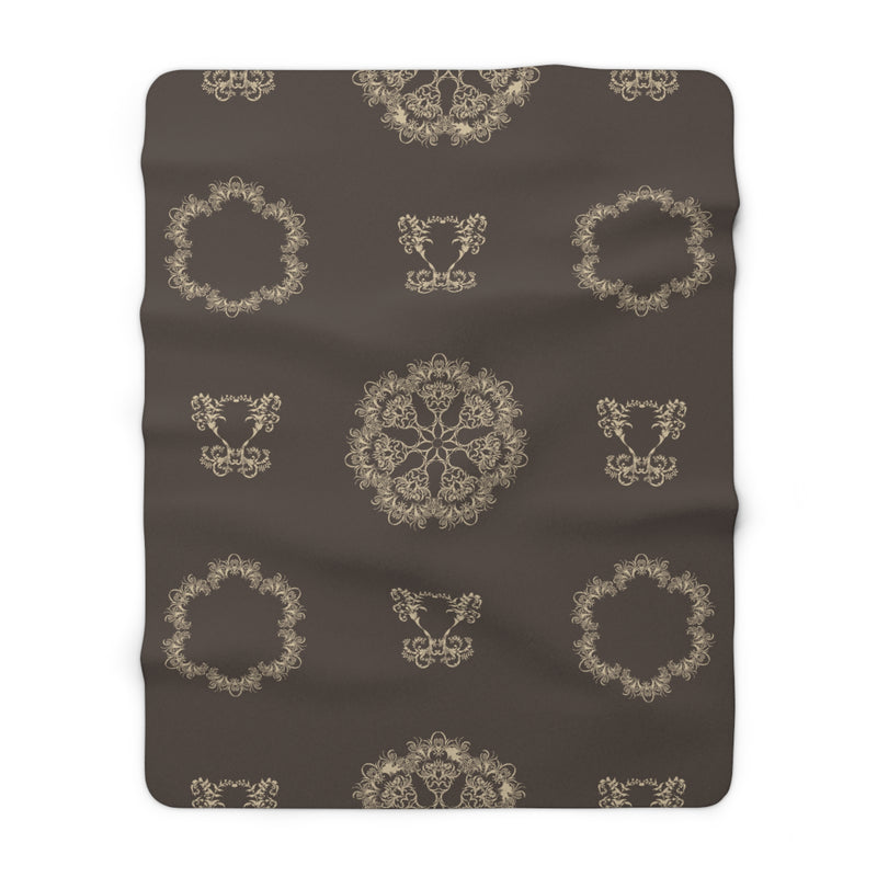 Western Elegance Sherpa Fleece Blanket