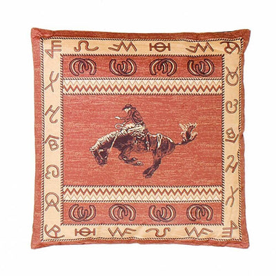 Bucking Bronco Rider Pillow (7689282781416)