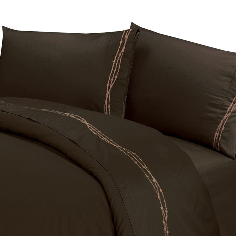 Chocolate Barbwire Sheet Sets (7694481981672)