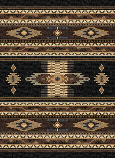 Coronado Black Area Rug (7694486208744)