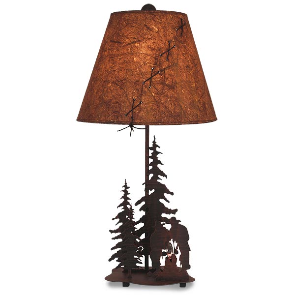 Cowboy Campfire Table Lamp (7689295462632)